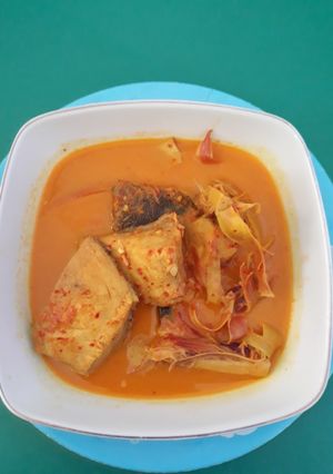 Foto resep Gulai ikan kakap putih campur kincung