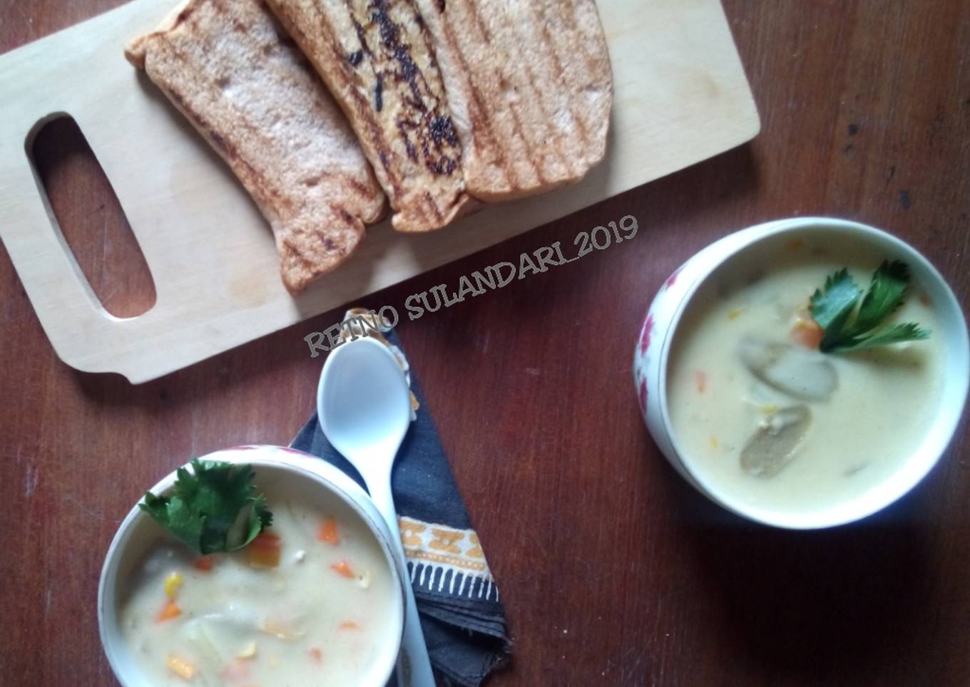 3* Chicken corn soup