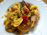 Una foto de conchas con pollo