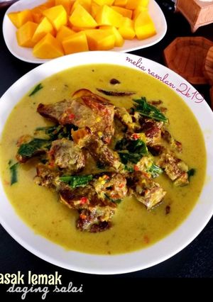 Foto resep Masak lemak daging salai malaysia style