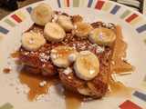 peanut butter banana toast