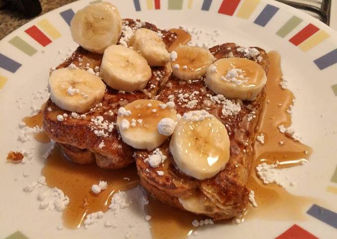 Peanut Butter &amp; Banana Stuffed French Toast