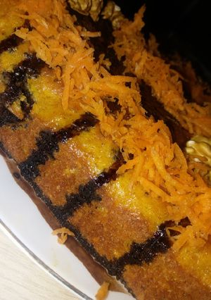 عکسی از دستور کیک هویج و گردو