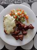 Coliflor con salsa bechamel