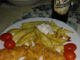 Pui crispy cu fulgi de porumb
