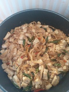 Foto resep Tumis jamur tiram tahu