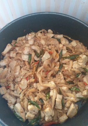 Foto resep Tumis jamur tiram tahu