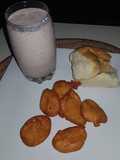 Akara, bread and tea