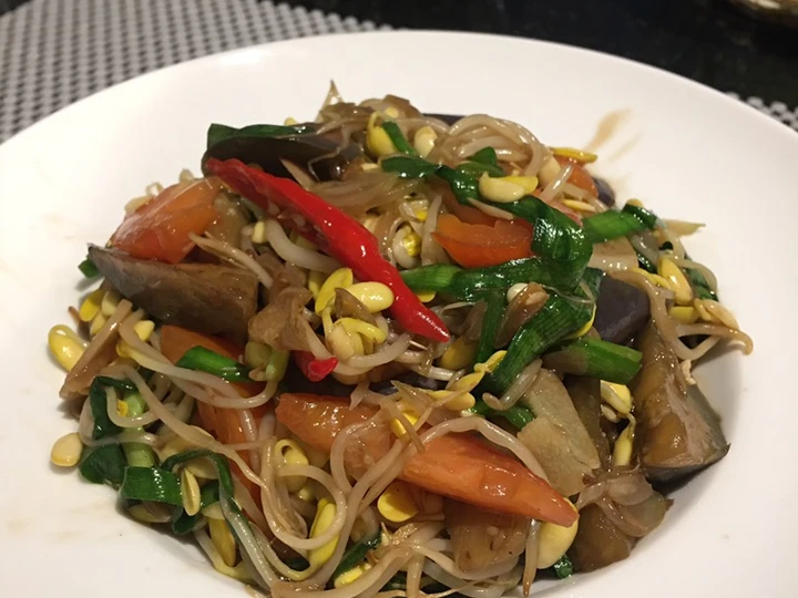 Cara Gampang Membikin Resep Toge terong saos tiram yang Lezat Sekali Anti Ribet, Bisa Manjain Lidah