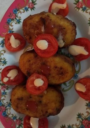 عکسی از دستور کراکت سیب زمینی