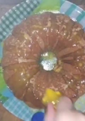 صورة لوصفة كيك البرتقال مع صوص البرتقال بطريقتي