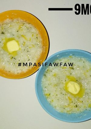 Foto resep Bubur Beras Putih, Tuna, Kabocha (MPASI 9bln)