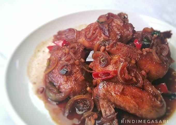 Resep 100. Ayam Goreng Saus Mentega ala Cafe oleh Rindi Megasari B