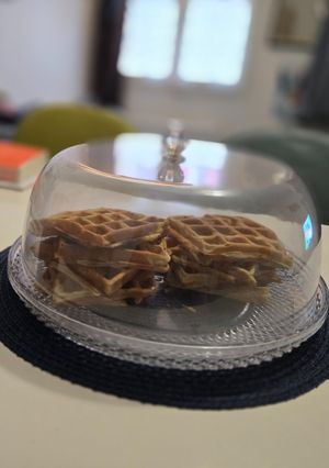 Une photo de Gaufres à la banane