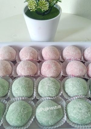 Foto resep Mochi isi Kacang Tanah