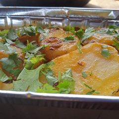 A picture of Aloo ki qatlian /Aloo k warq.