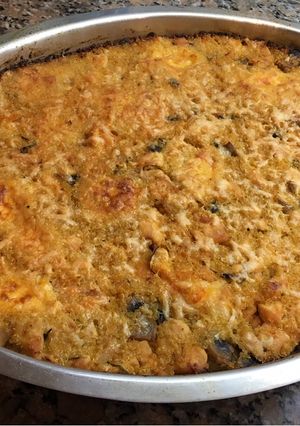 Una foto de Pastel de quinoa y pollo