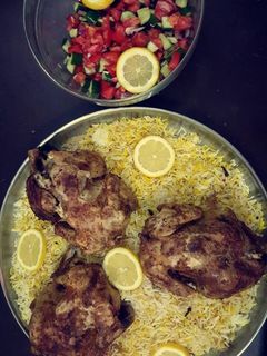 صورة لوصفة مندي الدجاج بالفرن