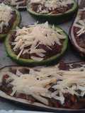 Berenjenas y Zapallitos rellenos con Cebolla Colorada y Morcillas
