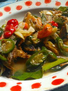 Foto resep Tumis Cue Asin Tongkol Cabe Ijo