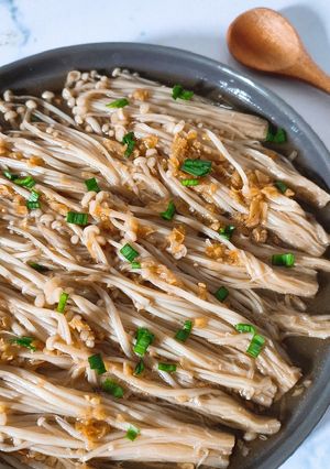 Foto resep Enoki Kukus Bawang Putih