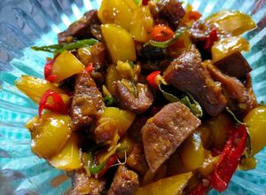 Foto resep Oseng Lidah Sapi : Gurihnya menggoyang lidah penikmatnya