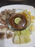 Siomay Udang Plus Sambal Kacang Homemade