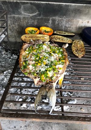 Una foto de Pescado a la parrilla