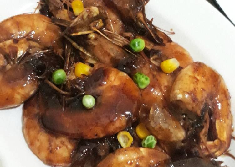 Cara Gampang Membuat Udang Bakar Teflon yang Menggugah Selera