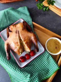 Foto resep Ayam Panggang Isi Sayuran