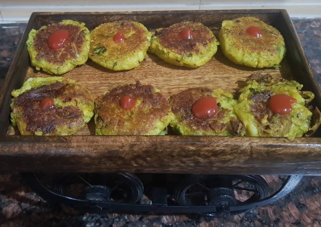 Sweet potato tikki