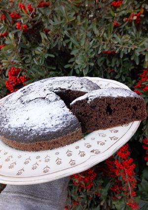 Una foto de Torta de chocolate y naranja