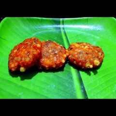 A picture of Sabudana tikki | Sabudana vada.