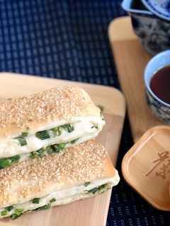 A picture of Scallion Flatbread (Cong You Bing).