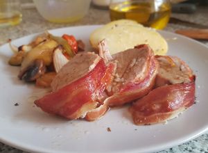 Foto principal de Solomillo al horno envuelto en Bacon