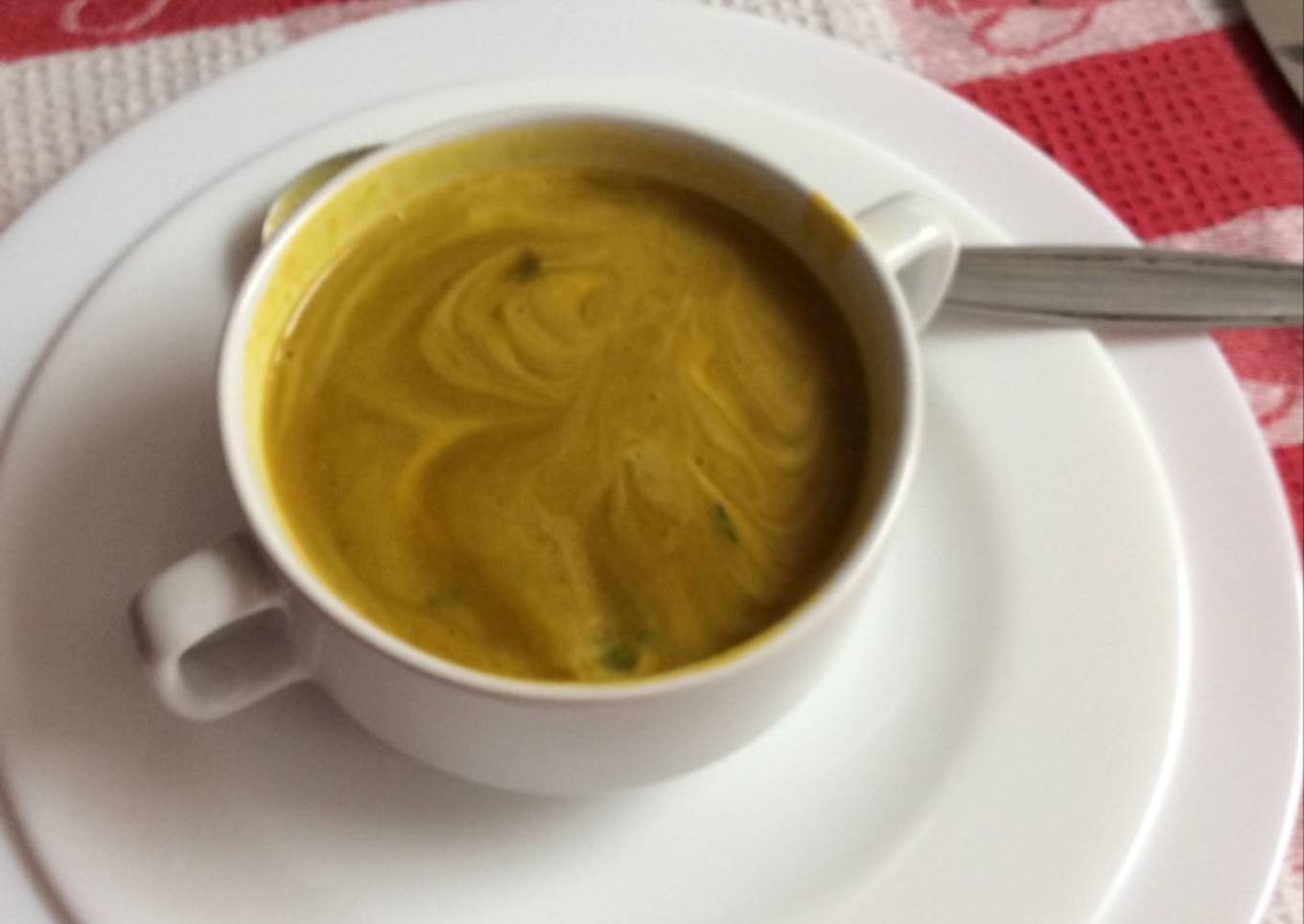 Crema de calabaza suave