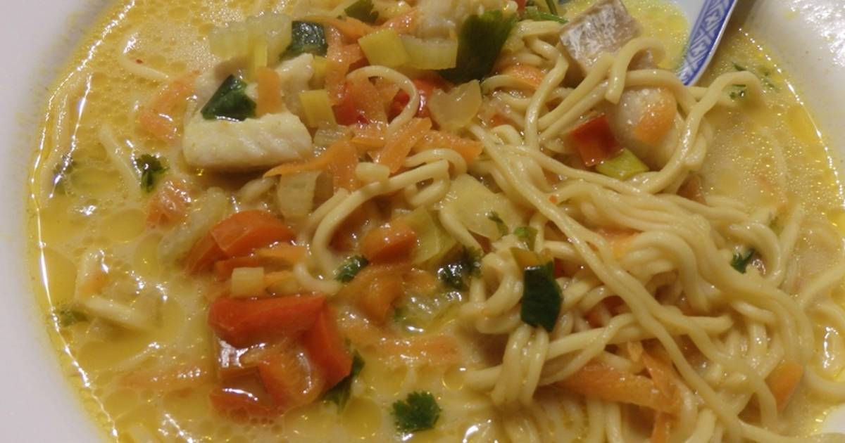 Soupe asiatique express de Rita S. "au cochon heureux" Cookpad