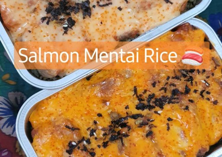 Salmon Mentai Rice
