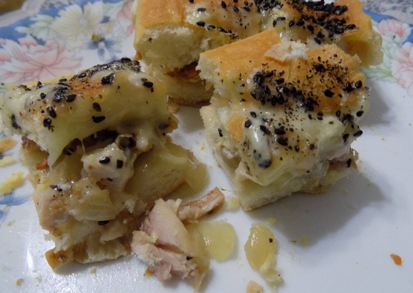 Pan relleno de pollo para Semana Santa (3)