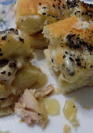 Una foto de Pan relleno de pollo para Semana Santa (3)