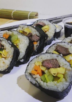 Une photo de Kimbap