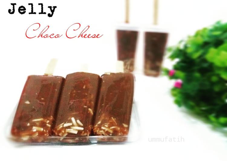 Agar agar jelly coklat keju