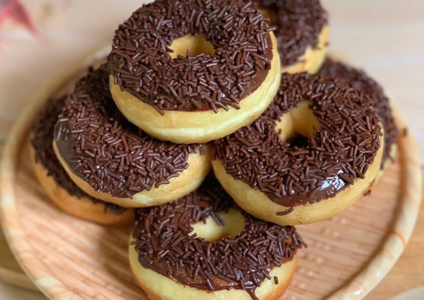 Donat Maizena topping mesis