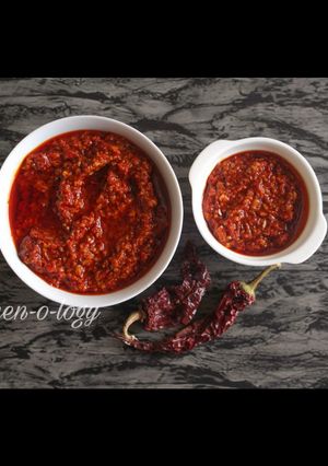 A picture of Schezwan Sauce.