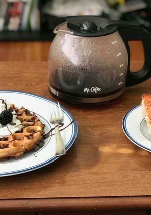 A picture of Chocolate waffles.