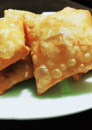 Foto resep Martabak Ayam Kulit Pangsit