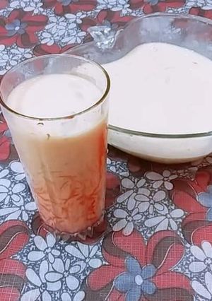 A picture of Kesar pista falooda.