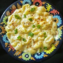 Cheezy pasta A picture of Cheezy pasta.