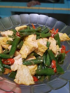 Foto resep Tumis kacang panjang tahu