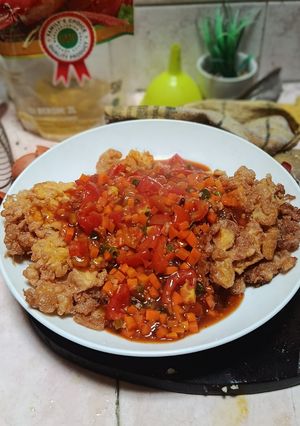 Foto resep Tomato Egg Floss